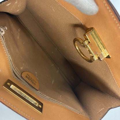 CELINE Handbag PVC / Leather Brown Bag Macadam Women Used