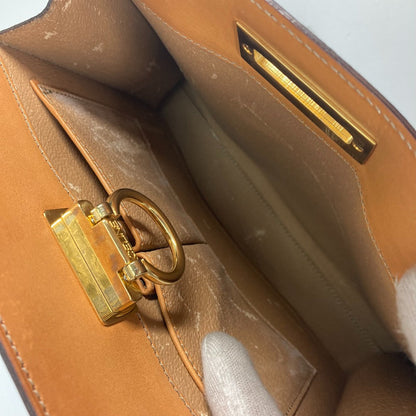 CELINE Handbag PVC / Leather Brown Bag Macadam Women Used