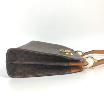 CELINE Handbag PVC / Leather Brown Bag Macadam Women Used