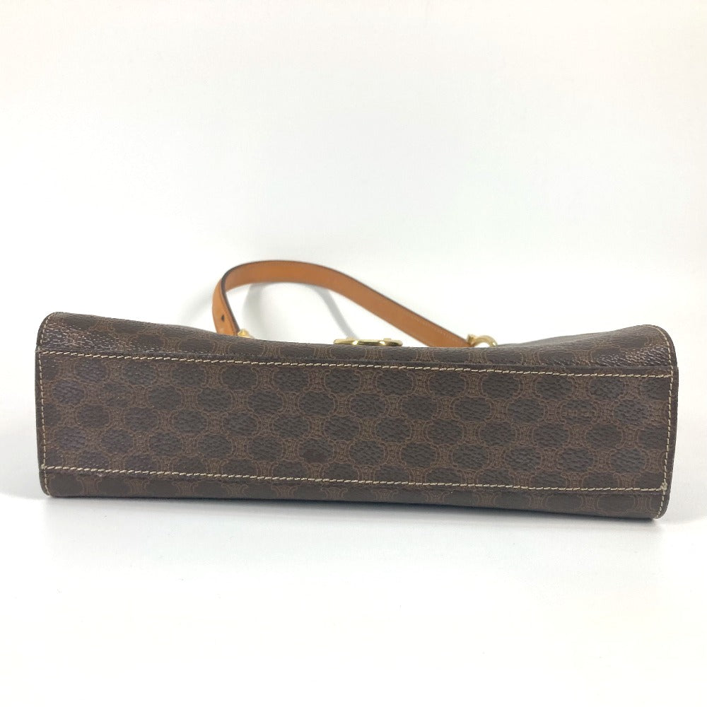 CELINE Handbag PVC / Leather Brown Bag Macadam Women Used
