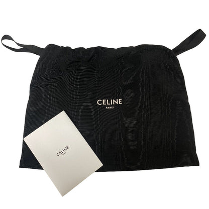 CELINE Shoulder Bag Canvas, Leather beige 2way handbag Vertical Women Used
