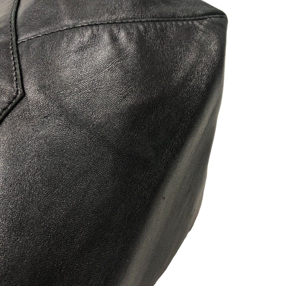 CELINE Tote Bag leather black By color Horizontalkava unisex(Unisex) Used