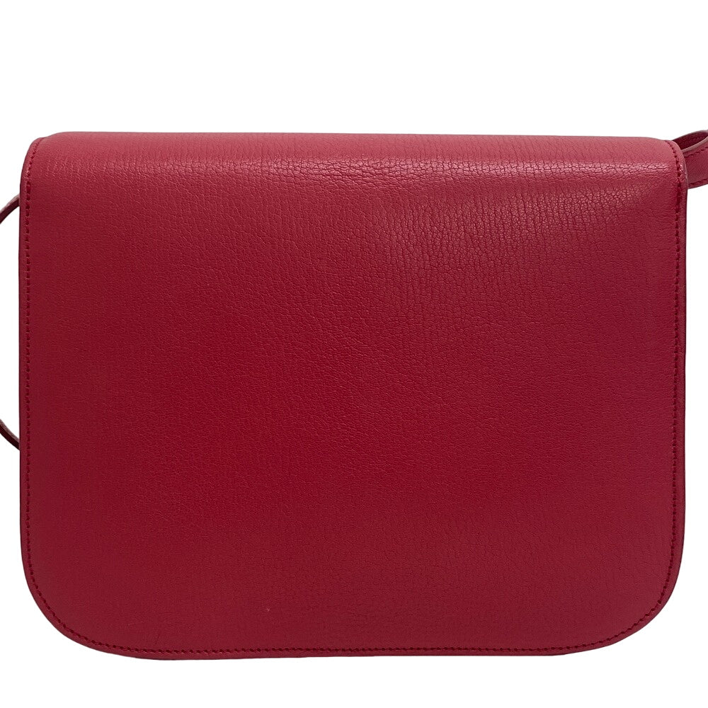 CELINE Shoulder Bag leather pink Classic box Women Used