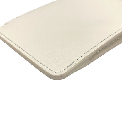CELINE Pouch leather white By Edith Slimane Women Used