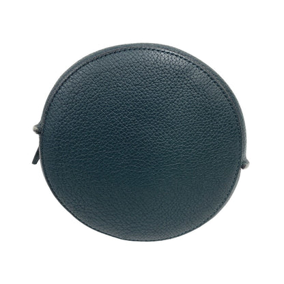 CELINE Handbag leather green Bucket Nano Big bag Women Used