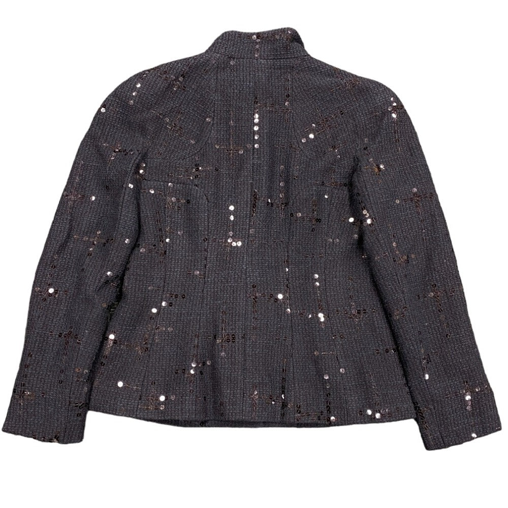 CHANEL setup P19919V11517 Cotton, Wool black tweed COCO Button