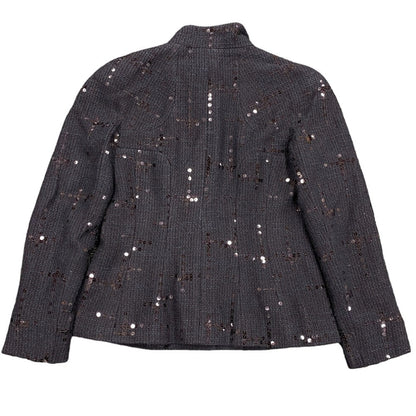 CHANEL setup P19919V11517 Cotton, Wool black tweed COCO Button