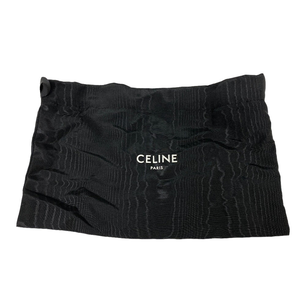 CELINE Mobile phones and smartphone accessories leather Brown phone pouch Triomphe Drawstring Women Used