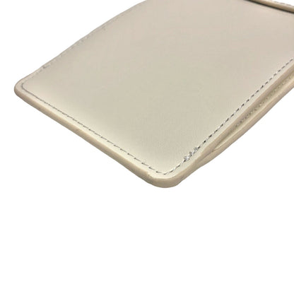 CELINE Pouch leather white Shoulder pouch Women Used
