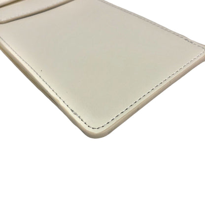 CELINE Pouch leather white Shoulder pouch Women Used