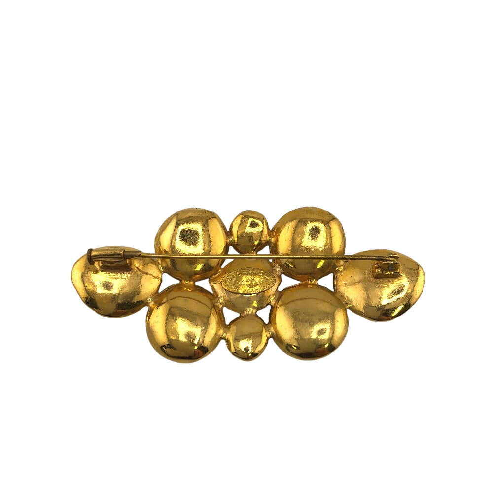 CHANEL Brooch Gold Plated, Faux Pearl, Color Stone multicolor 93P Gripoa Women New