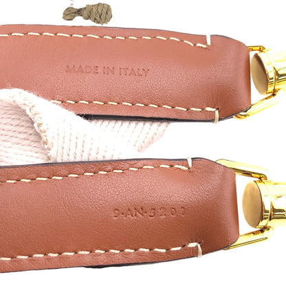 CELINE Shoulder strap Canvas, Leather khaki Women Secondhand