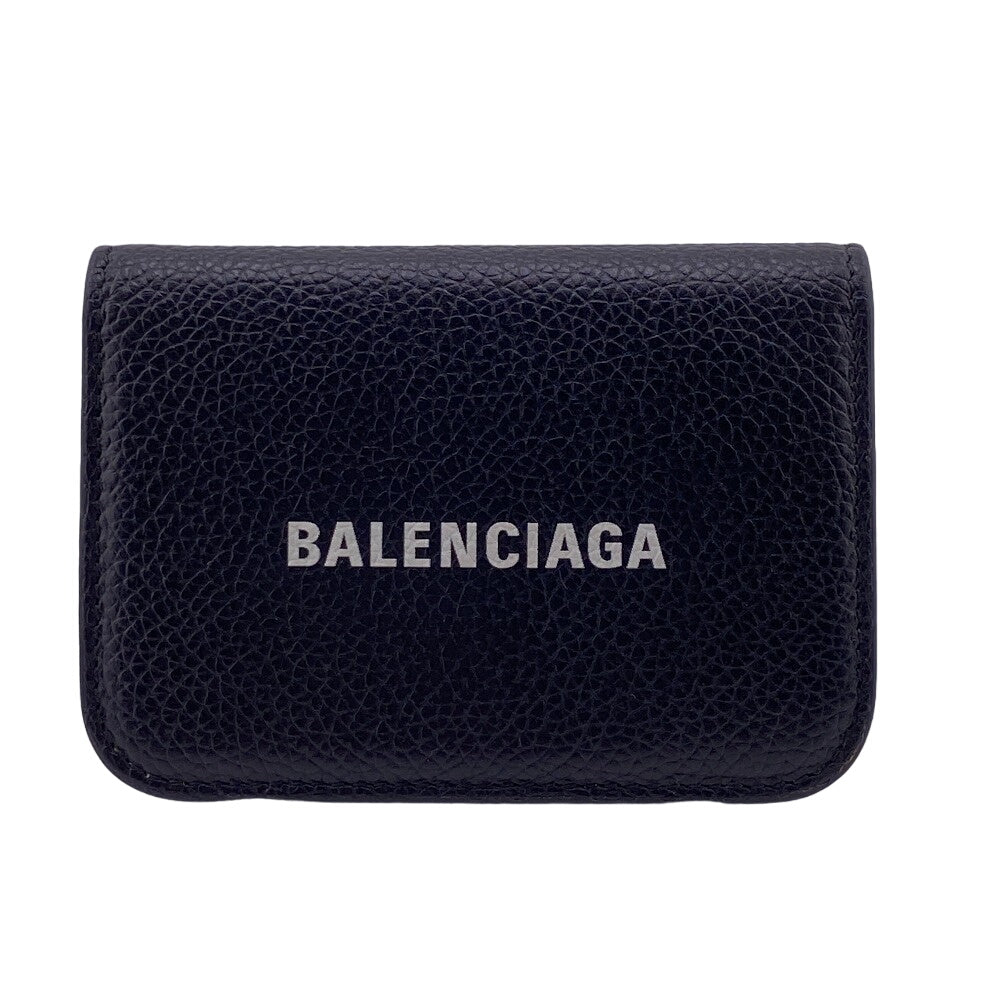 BALENCIAGA Tri-fold wallet 593813 leather black Every day Women