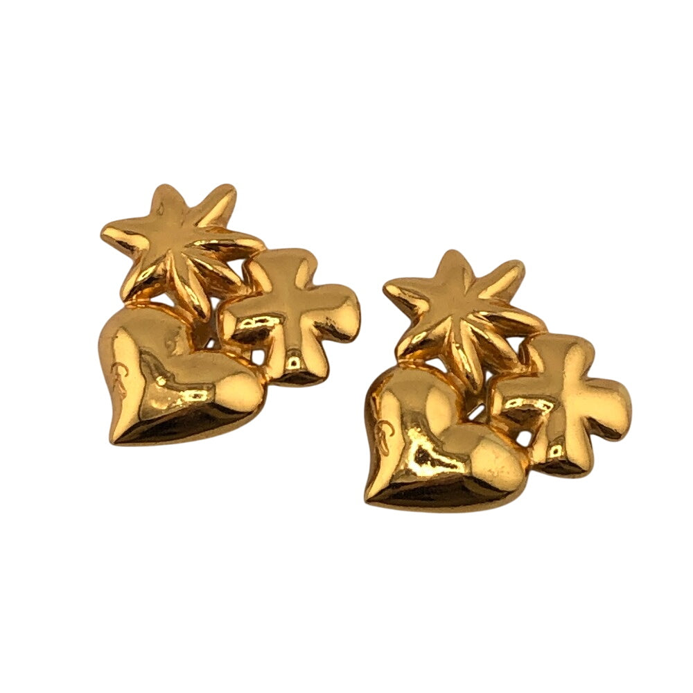 CHANEL Earring Gold Plated gold Lacroix