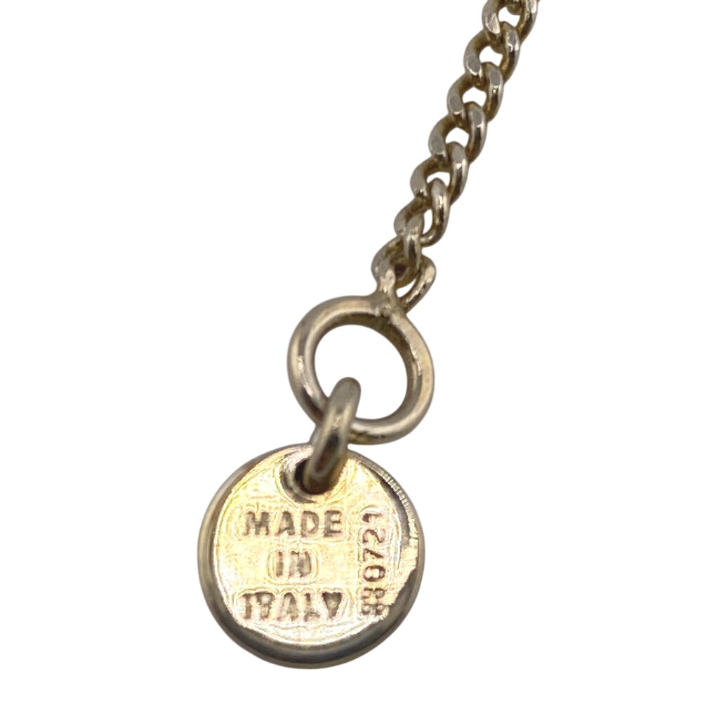 FENDI Necklace Gold Plated gold Rhinestone logo