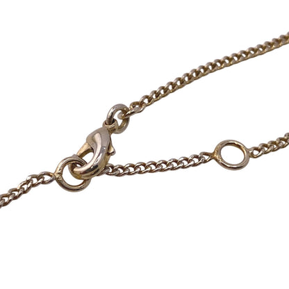 FENDI Necklace Gold Plated gold Rhinestone logo
