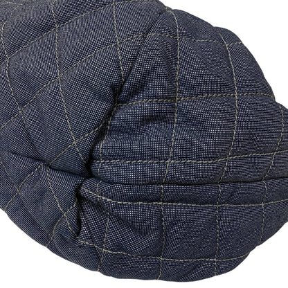 CHANEL Shoulder Bag canvas blue Coco Cabas