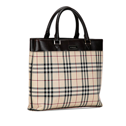 BURBERRY House Check Tote Tote Bag