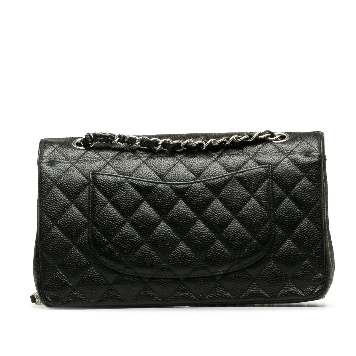 CHANEL Medium Classic Caviar Double Flap Shoulder Bag