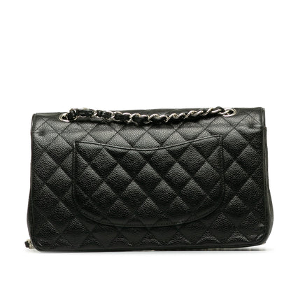 CHANEL Medium Classic Caviar Double Flap Shoulder Bag