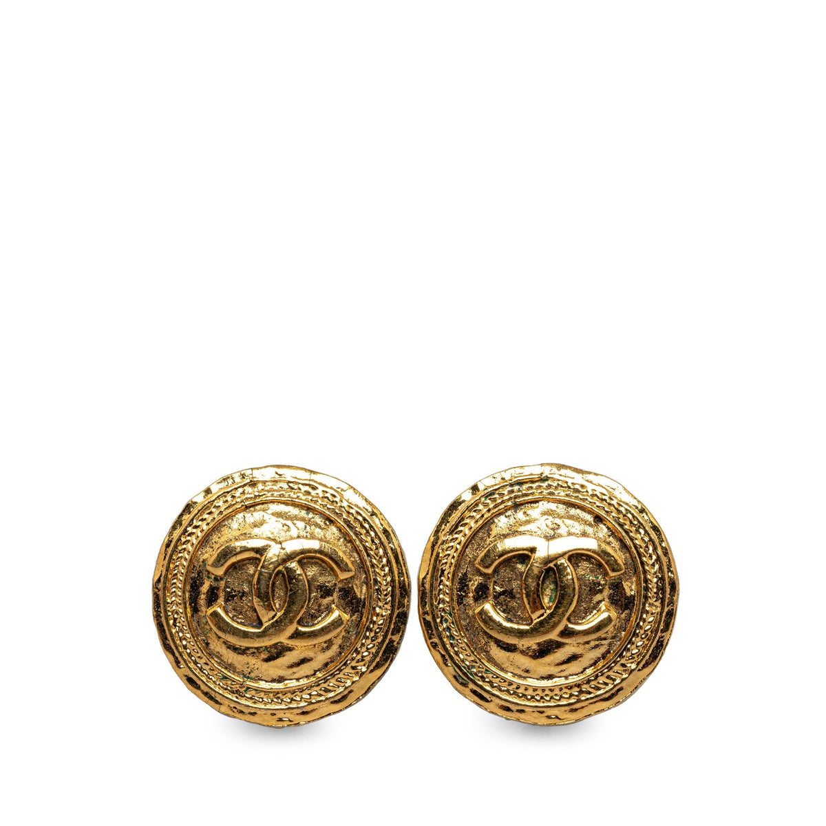 CHANEL CC Clip On Earrings Costume Earrings
