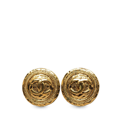 CHANEL CC Clip On Earrings Costume Earrings