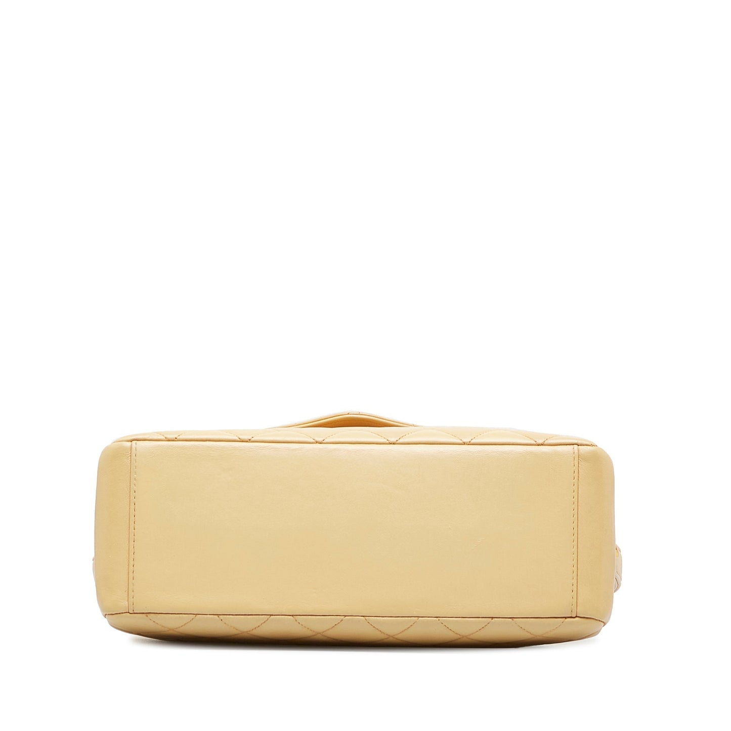 Tan Chanel Medium Lambskin Envelope Flap Handbag