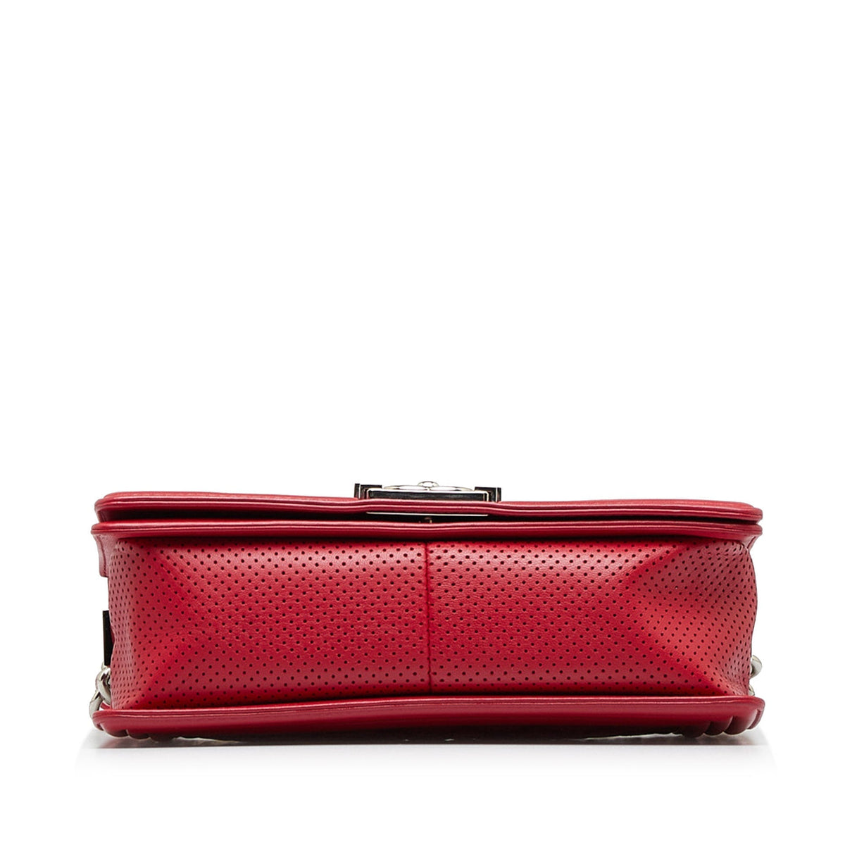 Chanel Medium Perforated Lambskin Boy Flap Shoulder Bag