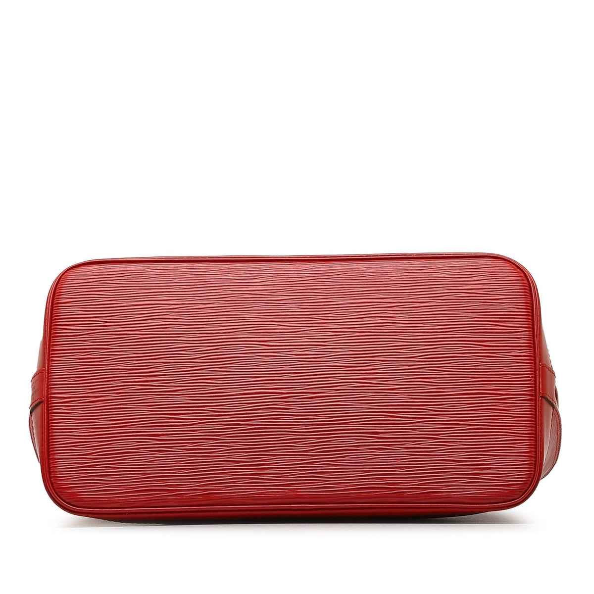 Red Louis Vuitton Epi Alma PM Handbag