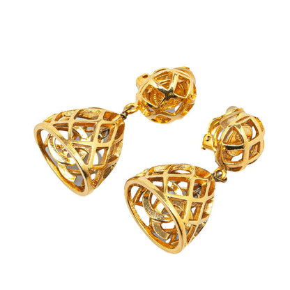 Chanel CC Birdcage Swing Earrings  Metal Earrings in Excellent condition