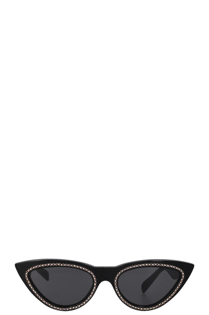 CELINE CL40019I Cat Eye Sunglasses Strass Black