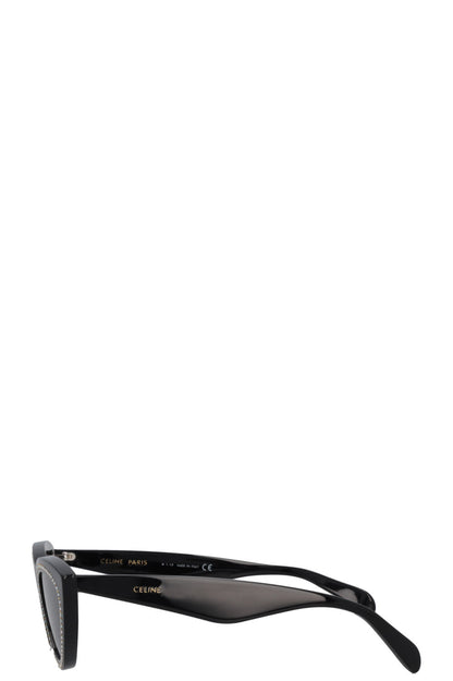 CELINE CL40019I Cat Eye Sunglasses Strass Black
