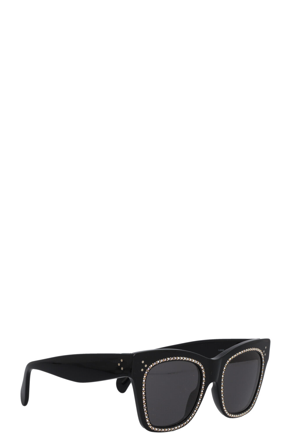 CELINE CL4004IS Butterfly Sunglasses Strass Black