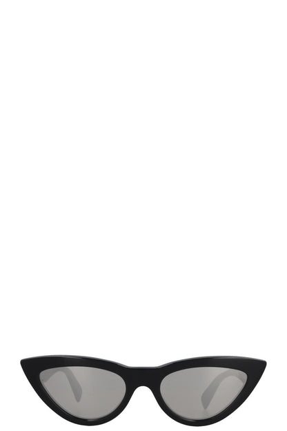 CELINE CL4019IS Cat Eye Sunglasses Silver Black