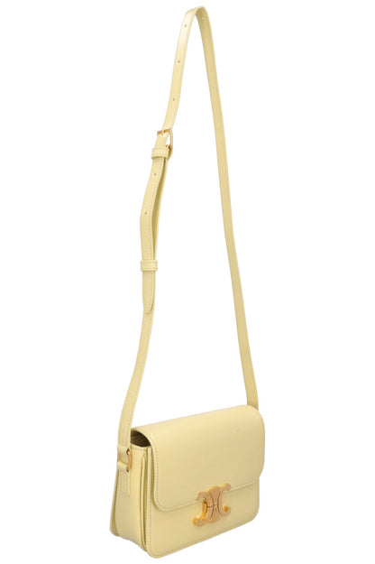 CELINE Teen Triomphe Bag Butter Yellow