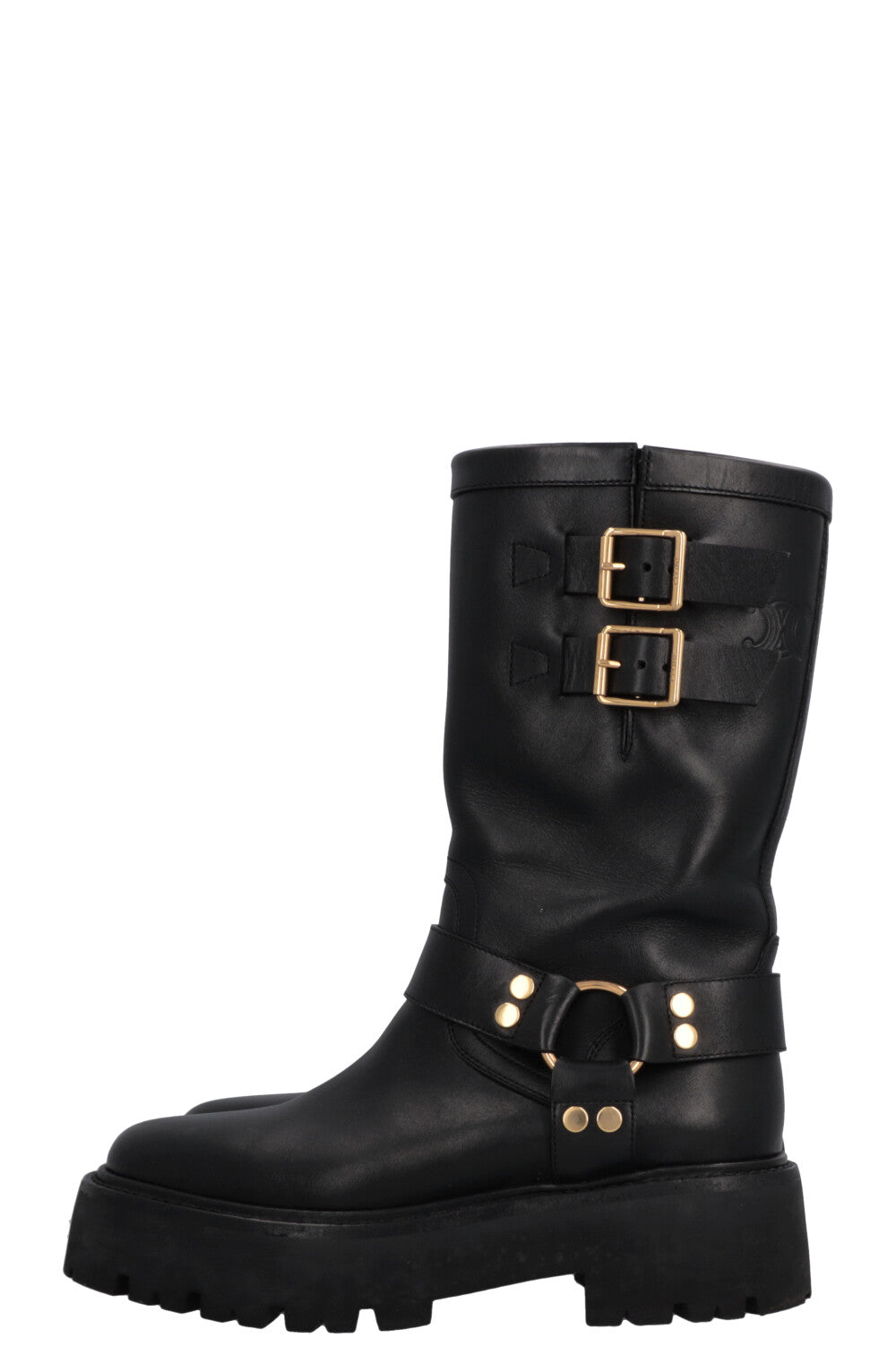CELINE Biker Boots Black