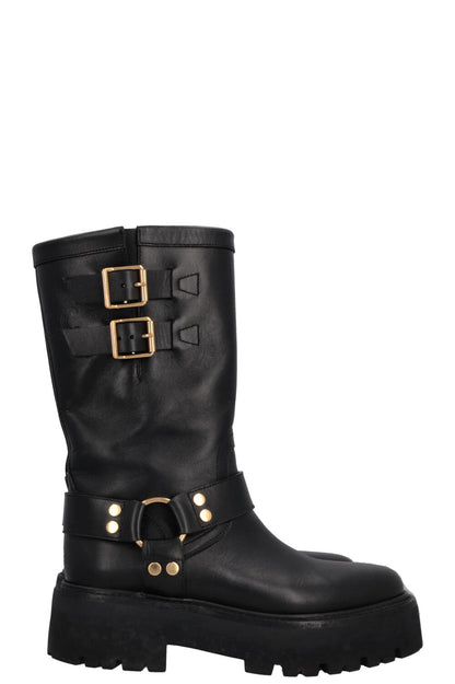 CELINE Biker Boots Black