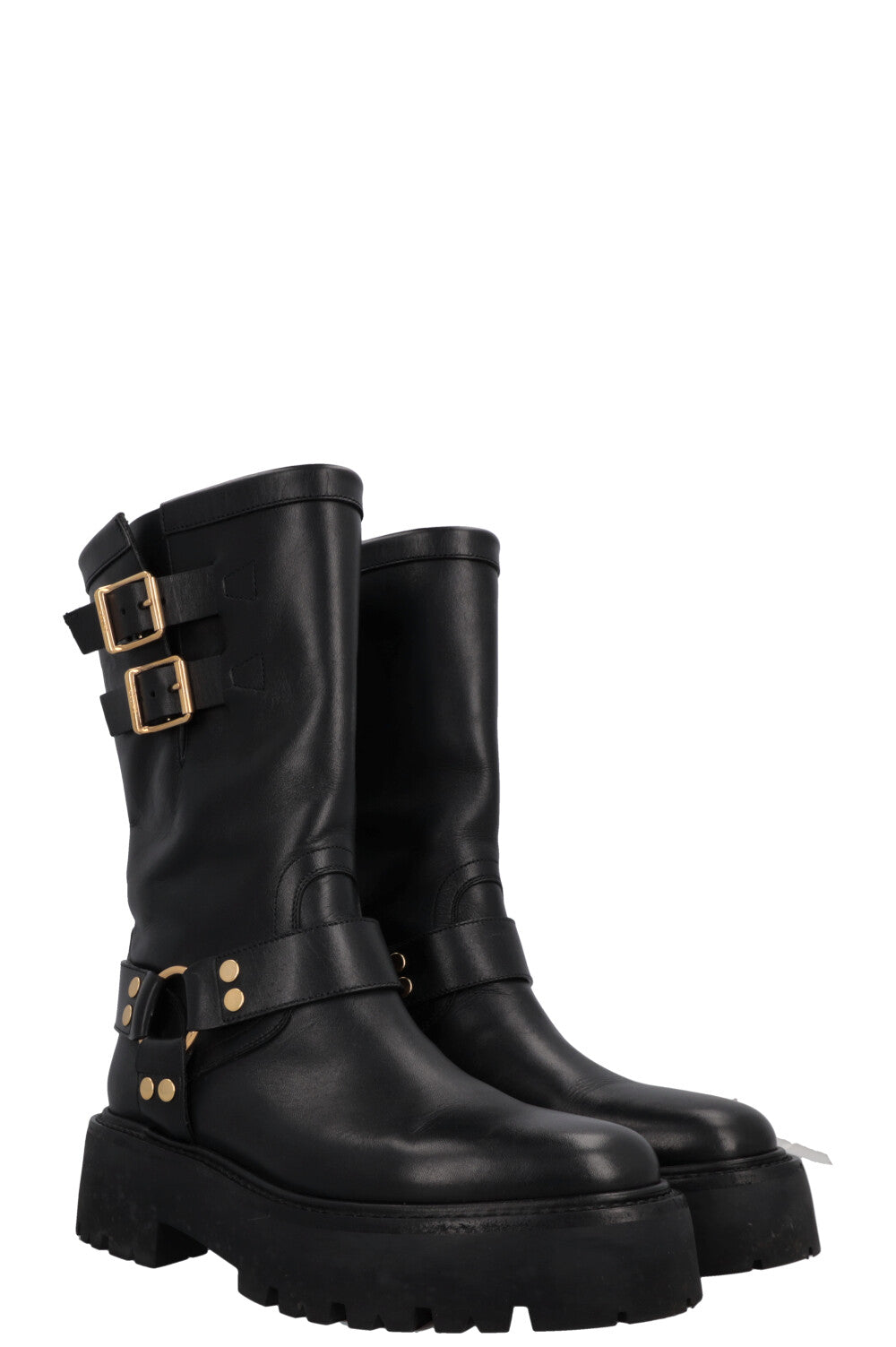 CELINE Biker Boots Black