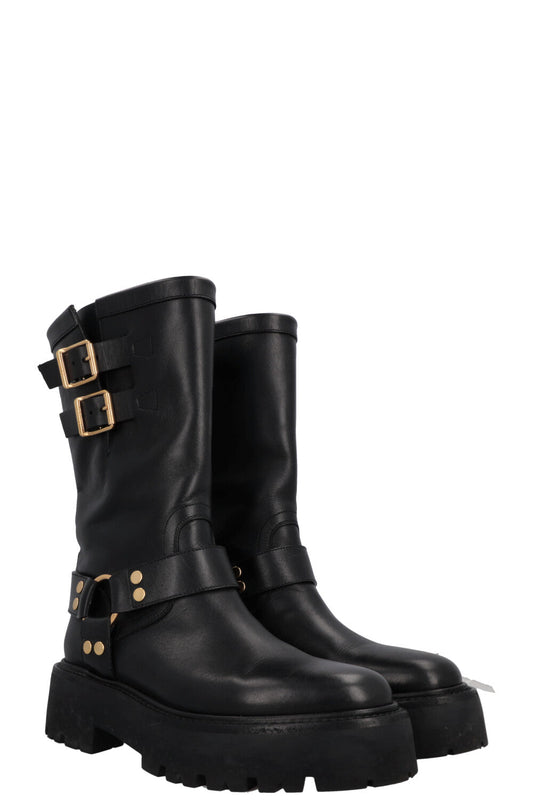 CELINE Biker Boots Black