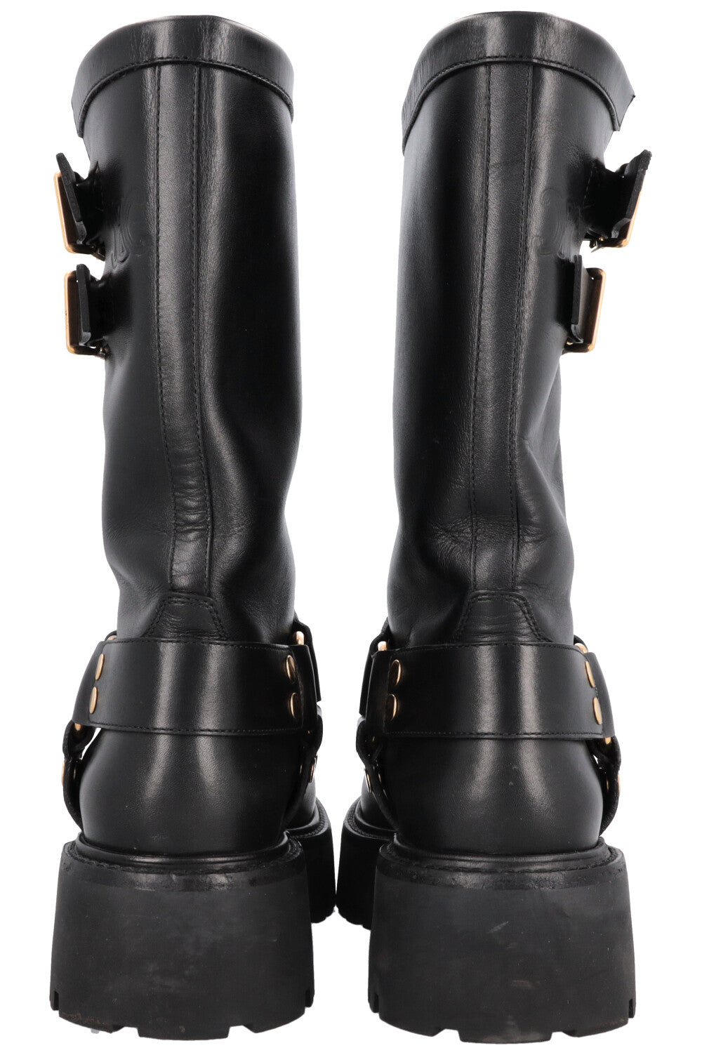 CELINE Biker Boots Black