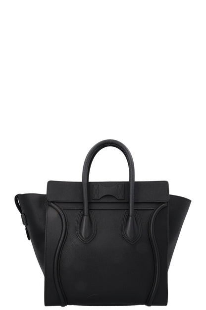 CELINE Mini Luggage Tote Bag Black