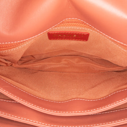Pink Chanel Large Lambskin Daily Companion Flap Shoulder Bag