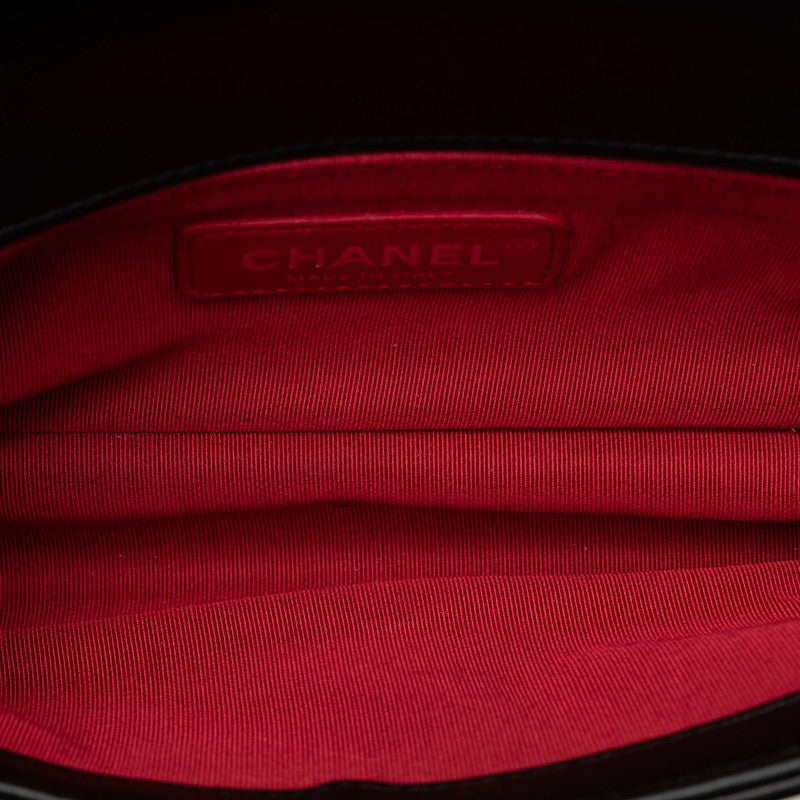 Tweed Chevron Boy Shoulder Bag - '10s
