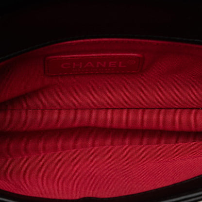 Tweed Chevron Boy Shoulder Bag - '10s