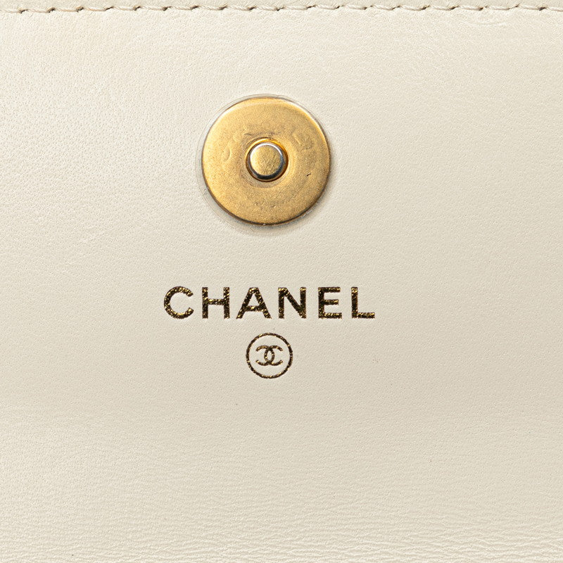 Chanel Chanel 19 Mini Chain Coin Purse Leather Shoulder Bag in Good condition