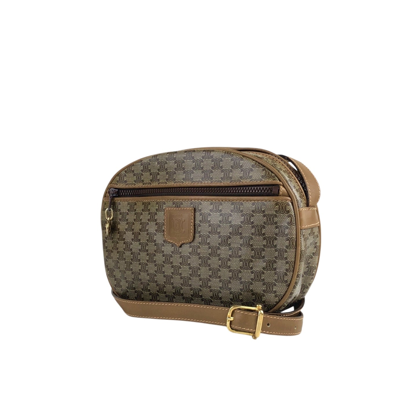 CELINE  Shoulder bag Beige Vintage 72hdhd