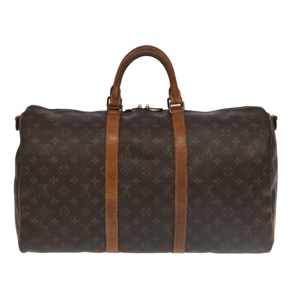 Louis Vuitton Keepall Bandouliere 50  Canvas Travel Bag