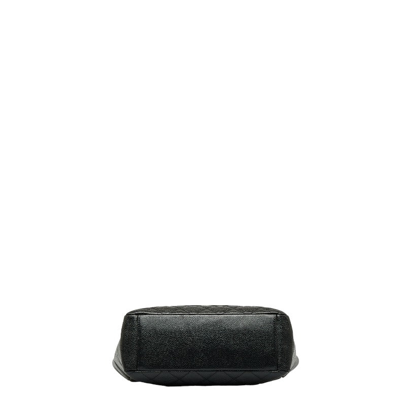 Chanel Cocomark Mattress PT Tortoise Chain Handbag Black Gold Caviar S  CHANEL
