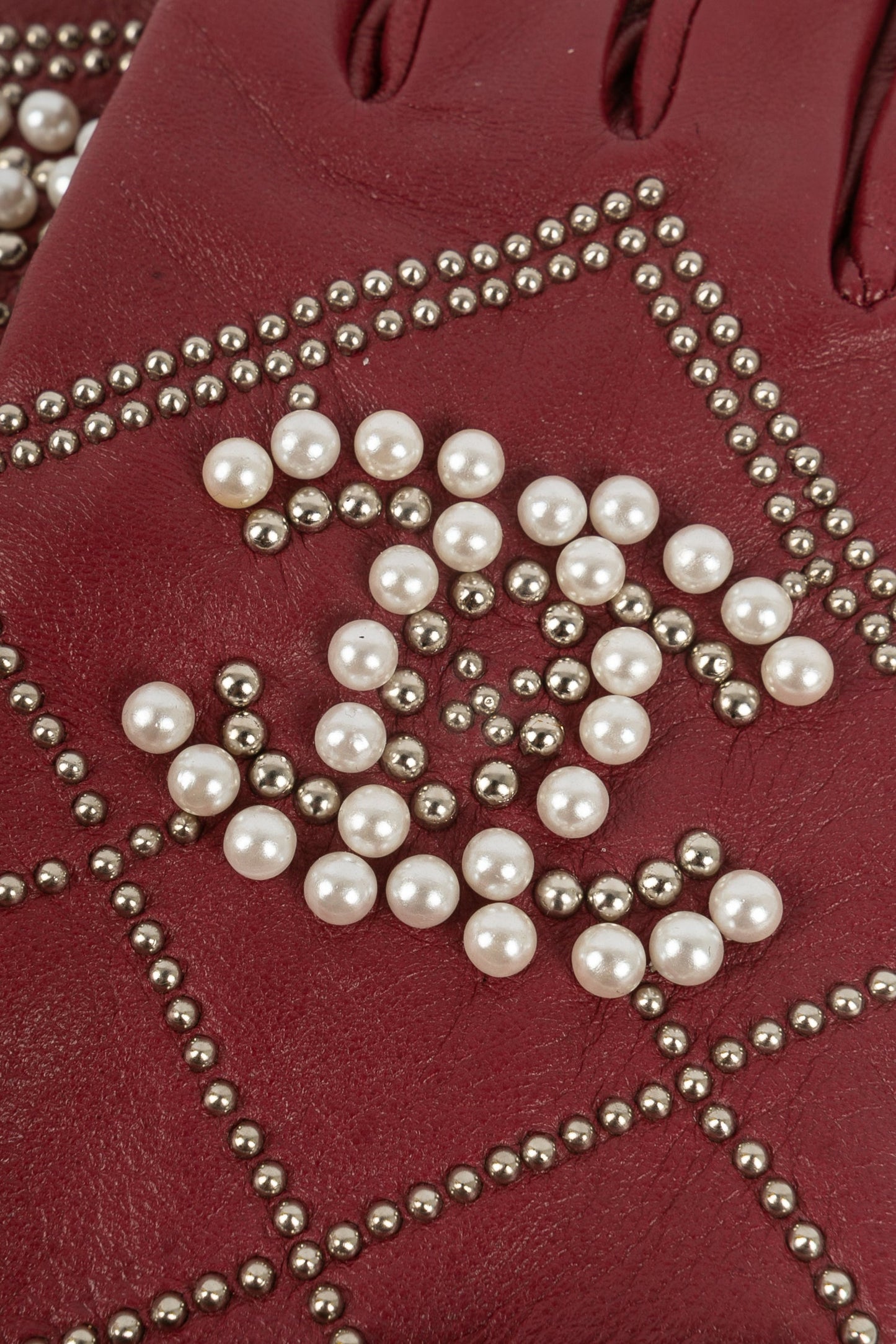 Gants en cuir Chanel