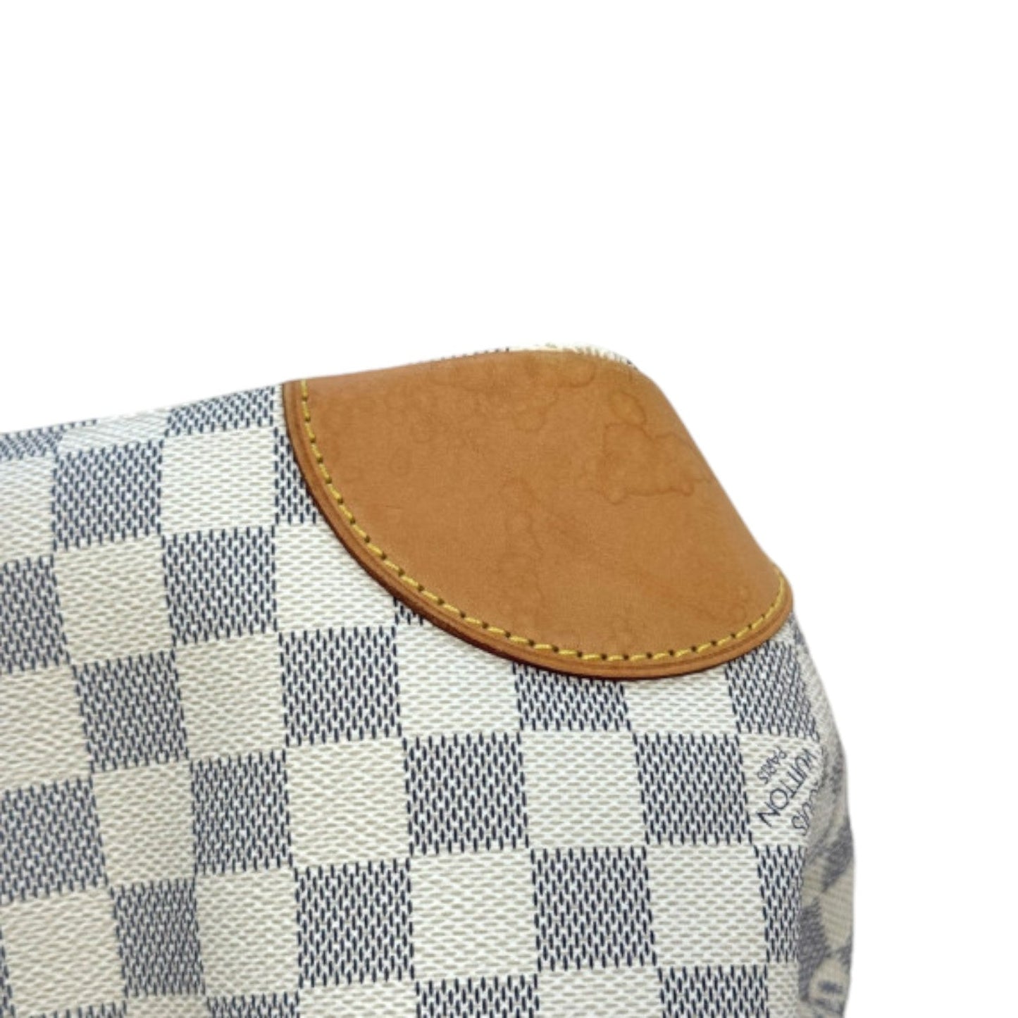 Louis-Vuitton Hampstead PM Damier Azur White GHW